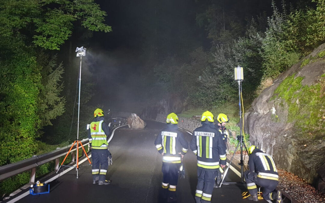 Steinschlag auf Timmelsjochstraße