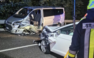 Unterstützung FF St. Martin – Verkehrsunfall mit eingeklemmter Person